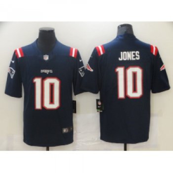 Men New England Patriots #10 Mac Jones Navy 2021 Draft Vapor Limited Jersey