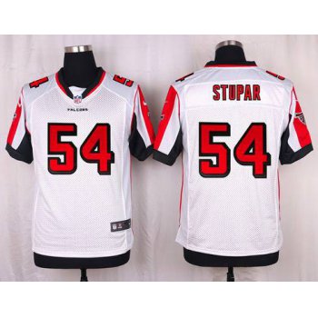Men's Atlanta Falcons #54 Nate Stupar White Road NFL Nike Elite Jersey