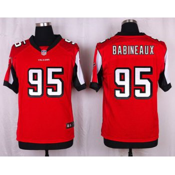 Men's Atlanta Falcons #95 Jonathan Babineaux Red Team Color NFL Nike Elite Jersey