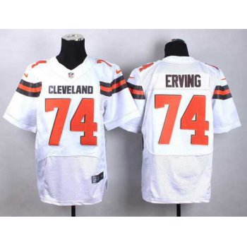 Nike Cleveland Browns #74 Cameron Erving 2015 White Elite Jersey