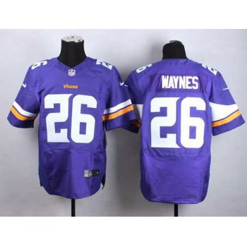 Nike Minnesota Vikings #26 Trae Waynes 2013 Purple Elite Jersey