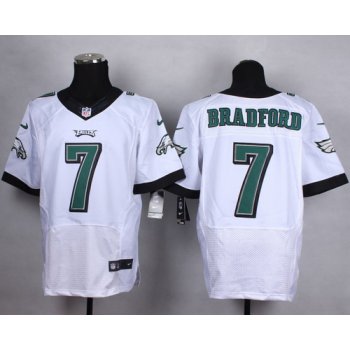 Nike Philadelphia Eagles #7 Sam Bradford 2014 White Elite Jersey