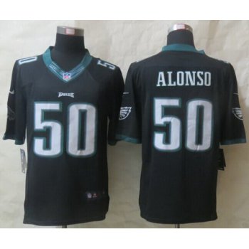 Nike Philadelphia Eagles #50 Kiko Alonso Black Limited Jersey