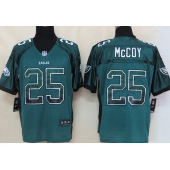Nike Philadelphia Eagles #25 LeSean McCoy Drift Fashion Green Elite Jersey