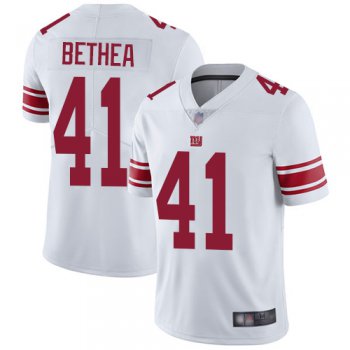 Giants #41 Antoine Bethea White Men's Stitched Football Vapor Untouchable Limited Jersey