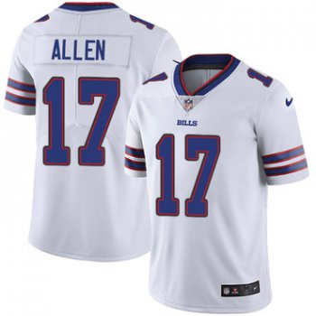 Nike Buffalo Bills #17 Josh Allen White Men's Stitched NFL Vapor Untouchable Limited Jersey