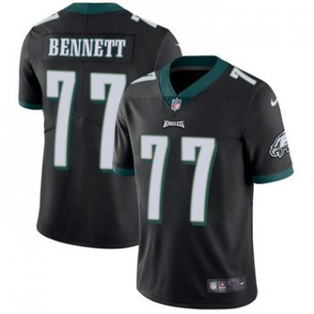 Nike Philadelphia Eagles #77 Michael Bennett Black Alternate Men's Stitched NFL Vapor Untouchable Limited Jersey