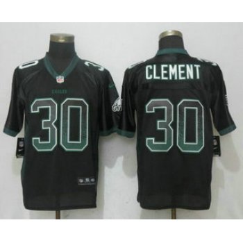 Men's Philadelphia Eagles #30 Corey Clement Black Drift Stitched NFL Nike Fashion Jersey