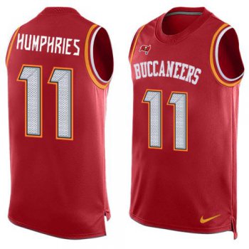 Men's Tampa Bay Buccaneers #11 Adam Humphries Red Hot Pressing Player Name & Number Nike NFL Tank Top Jersey