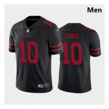 Men San Francisco 49ers #10 Mac Jones Black 2021 Draft Jersey