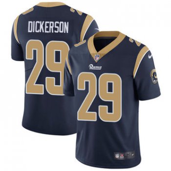 Nike Los Angeles Rams #29 Eric Dickerson Navy Blue Team Color Men's Stitched NFL Vapor Untouchable Limited Jersey