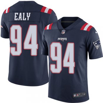 Nike New England Patriots #94 Kony Ealy Navy Blue Men's Stitched NFL Limited Rush Jersey