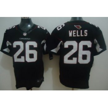 Nike Arizona Cardinals #26 Chris Wells Black Elite Jersey