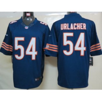 Nike Chicago Bears #54 Brian Urlacher Blue Limited Jersey