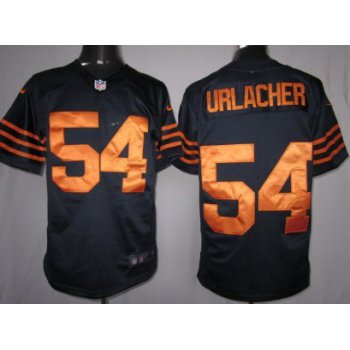 Nike Chicago Bears #54 Brian Urlacher Blue With Orange Limited Jersey