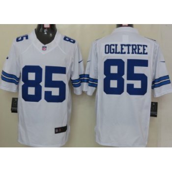 Nike Dallas Cowboys #85 Kevin Ogletree White Limited Jersey