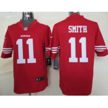 Nike San Francisco 49ers #11 Alex Smith Red Limited Jersey