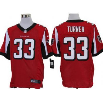 Nike Atlanta Falcons #33 Michael Turner Red Elite Jersey