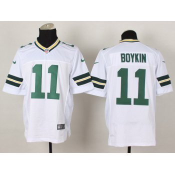 Nike Green Bay Packers #11 Jarrett Boykin White Elite Jersey