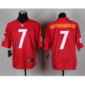 Nike Pittsburgh Steelers #7 Ben Roethlisberger 2014 QB Red Elite Jersey