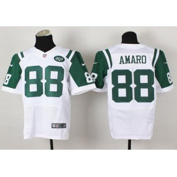 Nike New York Jets #88 Jace Amaro White Elite Jersey