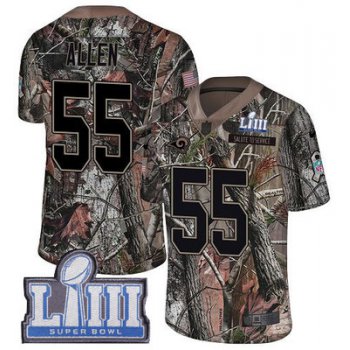 Youth Los Angeles Rams #55 Brian Allen Camo Nike NFL Rush Realtree Super Bowl LIII Bound Limited Jersey