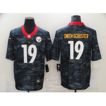 Men's Pittsburgh Steelers #19 JuJu Smith-Schuster 2020 Camo Limited Stitched Nike NFL Jersey