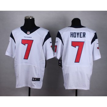 Nike Houston Texans #7 Brian Hoyer White Elite Jersey