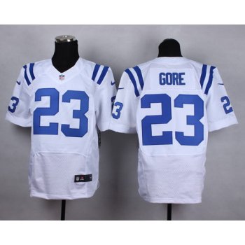 Nike Indianapolis Colts #23 Frank Gore White Elite Jersey