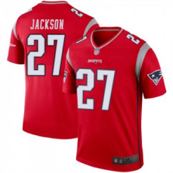 Men's New England Patriots #27 J.C. Jackson Legend Inverted Red Jersey