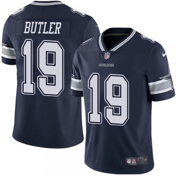 Nike Dallas Cowboys #19 Brice Butler Navy Blue Team Color Men's Stitched NFL Vapor Untouchable Limited Jersey