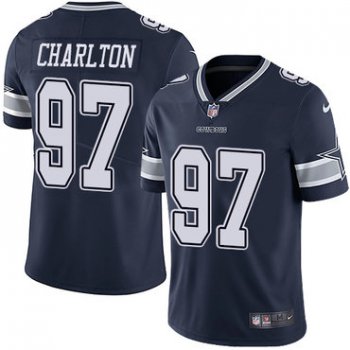 Nike Dallas Cowboys #97 Taco Charlton Navy Blue Team Color Men's Stitched NFL Vapor Untouchable Limited Jersey