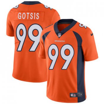 Nike Denver Broncos #99 Adam Gotsis Orange Team Color Men's Stitched NFL Vapor Untouchable Limited Jersey