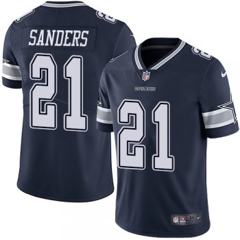 Nike v Cowboys #21 Deion Sanders Navy Blue Team Color Men's Stitched NFL Vapor Untouchable Limited Jersey