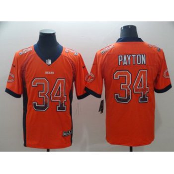 Nike Bears #34 Walter Payton Orange Men's Stitched NFL Limited Rush Jersey