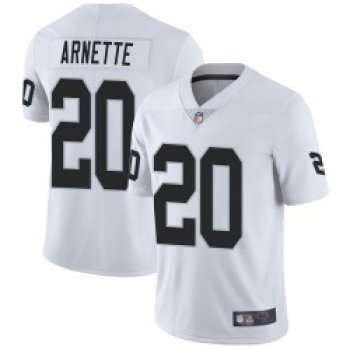 Men's Las Vegas Raiders #20 Damon Arnette Limited White Vapor Untouchable Jersey
