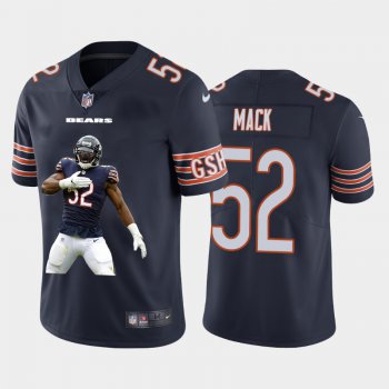 Men's Chicago Bears #52 Khalil Mack Navy Blue Player Portrait Edition 2020 Vapor Untouchable Stitched NFL Nike Limited Jersey1
