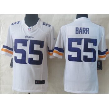 Nike Minnesota Vikings #55 Anthony Barr 2013 White Limited Jersey