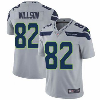Nike Seattle Seahawks #82 Luke Willson Grey Men's Stitched Vapor Untouchable Limited Jersey
