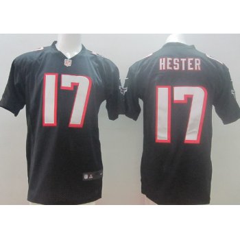 Nike Atlanta Falcons #17 Devin Hester Black Elite Jersey