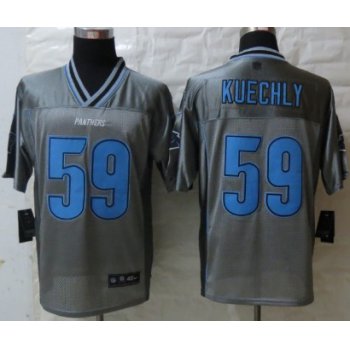 Nike Carolina Panthers #59 Luke Kuechly 2013 Gray Vapor Elite Jersey