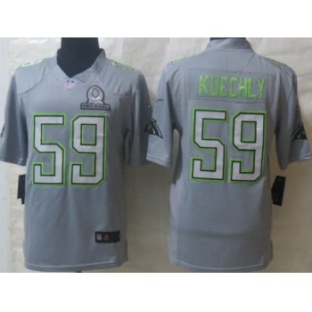 Nike Carolina Panthers #59 Luke Kuechly 2014 Pro Bowl Gray Jersey