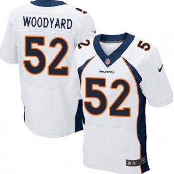 Nike Denver Broncos #52 Wesley Woodyard 2013 White Elite Jersey
