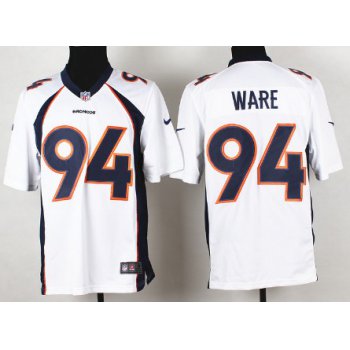 Nike Denver Broncos #94 DeMarcus Ware 2013 White Game Jersey
