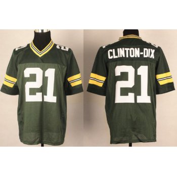 Nike Green Bay Packers #21 Ha Ha Clinton-Dix Green Elite Jersey