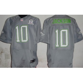 Nike Philadelphia Eagles #10 DeSean Jackson 2014 Pro Bowl Gray Jersey