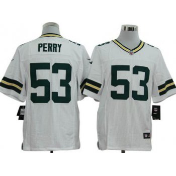Nike Green Bay Packers #53 Nick Perry White Elite Jersey