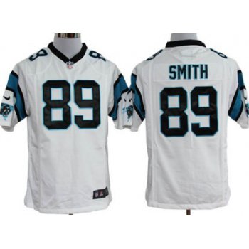 Nike Carolina Panthers #89 Steve Smith White Game Jersey
