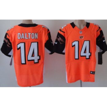 Nike Cincinnati Bengals #14 Andy Dalton Orange Elite Jersey