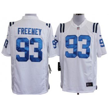 Nike Indianapolis Colts #93 Dwight Freeney White Game Jersey